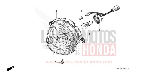 SCHEINWERFER (1) ANF1255 de 2005